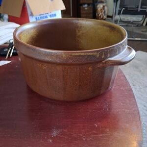 Vintage Iron Mountain Stoneware Covered Casserole Dish with NO Lid